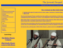 Tablet Screenshot of gurmatsangeetproject.com